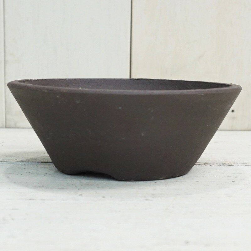 植木鉢 おしゃれ 陶器鉢 常滑焼 丸反山草深鉢T70A S＜ 13.8cm 4.5号 浅い 浅め 浅鉢 背の低い 寄せ植え 和風 茶 ブラウン 盆栽 古典 国産 プランター 鉢 ガーデニング 室内 植え替え 鉢植え 園芸 観葉植物 多肉植物 塊根植物 サボテン 苔 つる性 シダ 人工観葉植物 花 ＞