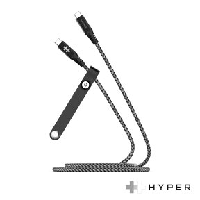 【正規品】 Hyper TypeC ケーブル 2M 100W 急速充電 | USB-C PD 100W / 10Gbps 対応 耐久性 高耐久 USB-C to USB-C Macbook iPadPro Chromebook Android Nintendo eMarker 在宅 テレワーク リモートワーク オフィス