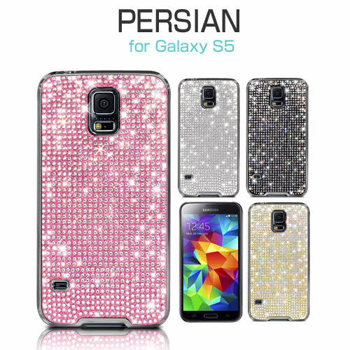 乐天商城 - 【訳あり アウトレット】 GALAXY S5 ケース DreamPlus Persian（ペルシャン）ラインストーン ポリカーボネート