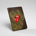 iPad mini 3 / iPad mini 2 / iPad mini ZENUS Rolling Stones Classic Tongue Camo Diary （ゼヌス ローリングストーンズ クラシックタン カモダイアリー） 自動オン オフ機能付 スタンド機能 ボタンなし レザーケース 手帳 ダイアリー フリップ