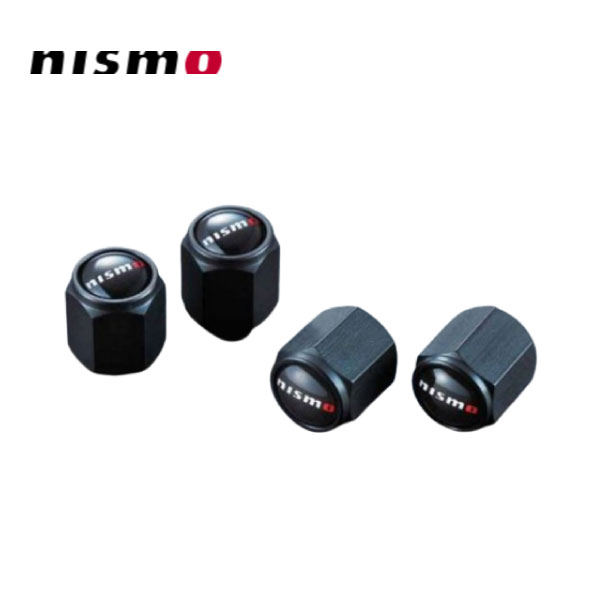 数量限定 在庫特価 正規品 NISMO ニスモ エアバルブキャップセット 4個入り　nismoロゴ/ブラックアルマイト (99927-RN302