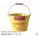 ブリキ・バケツ-スモール 【MERCURY】マーキュリー|小物入れ|バスケット|ボックス|収納|ガーデニング|ギフト|アメリカン雑貨|アメリカ雑貨|ヴィンテージ...