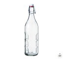 ガラス密封ボトル “モレスカ”- 1000ml 【Bormioli Rocco】ボルミオリ ロッコ 1000cc 1リットル 1L ガラスボトル 保存瓶 密閉 ガラス キャニスター おしゃれな デザイン ブランド キッチン雑貨 業務用 イタリア シンプル かわいい おすすめ 人気 通販(メール便不可)