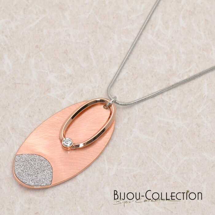 樂天商城 - 【10％OFFクーポン】ドイツ直輸入 BIJOU-COLLECTION プレートネックレス