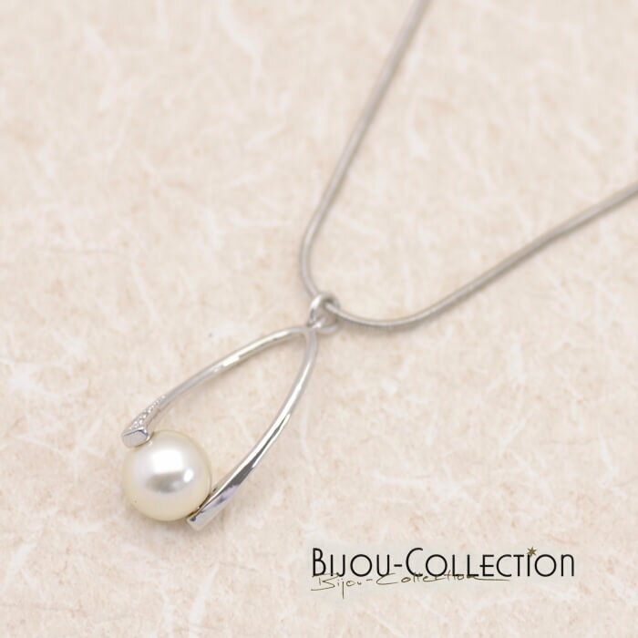 樂天商城 - ドイツ直輸入 BIJOU-COLLECTION 一粒パールネックレス
