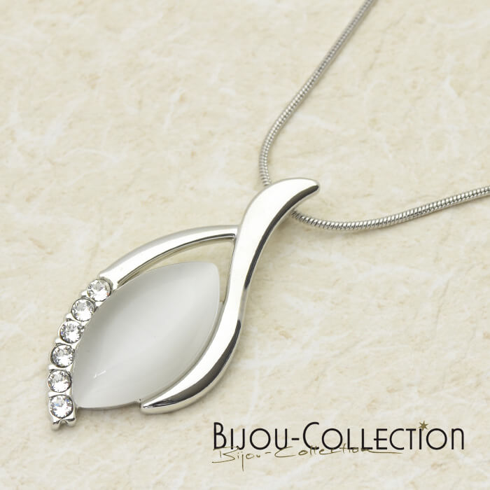 樂天商城 - 【10%OFFクーポン本日限定】ドイツ製ネックレス BIJOU-COLLECTION ジルコンポイントペンダント