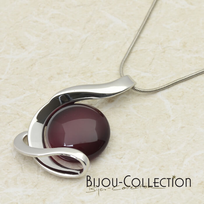 樂天商城 - ドイツ製ネックレス BIJOU-COLLECTION レッド ペンダントネックレス