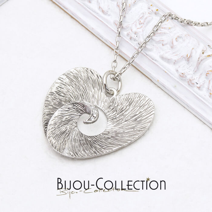 ドイツ製ネックレス BIJOU-COLLECTION ハートペンダントネックレス コスチュームジュエリー