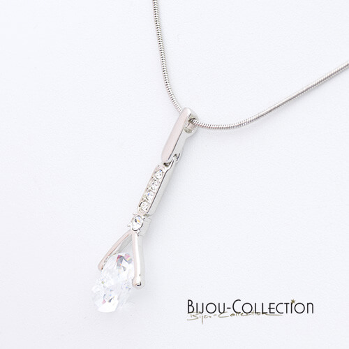 樂天商城 - 【20％OFFクーポン】ドイツ直輸入 BIJOU-COLLECTION エレガント ビジュー ネックレス シック シンプル