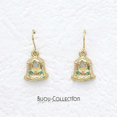 ドイツ直輸入　BIJOU-COLLECTION　クリスマスベル　ピアス　カジュアル　個性的　発表会　衣装