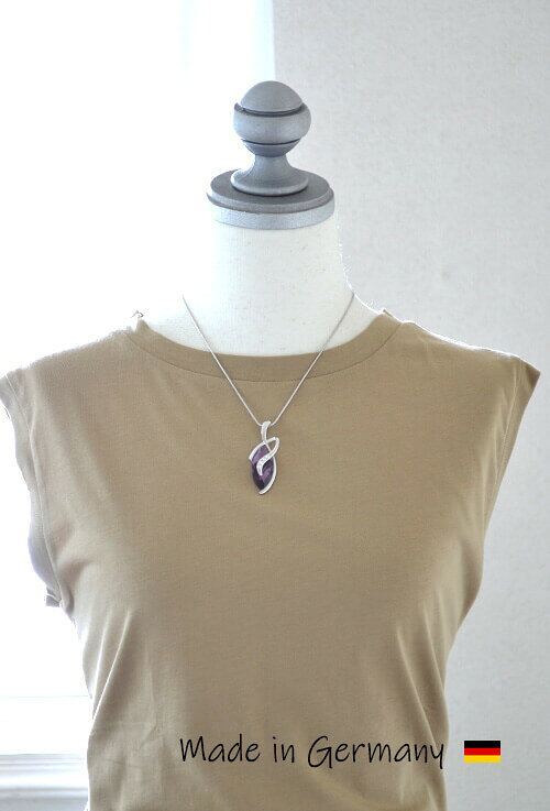 ネックレス ペンダント パープル BIJOU−COLLECTION シンプル インポートアクセサリ...