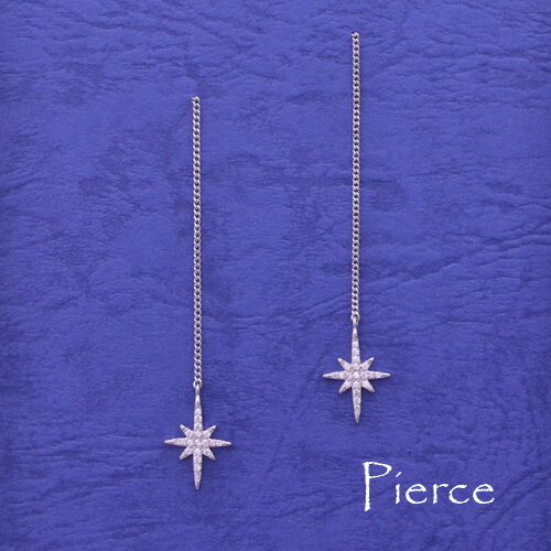 ぶら下がりロングピアス レディース ジュエリー アクセサリー キュービックジルコニア