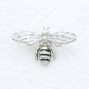 ブローチ 蜂 ハチ 昆虫 おしゃれ シルバー アクセサリー(4)