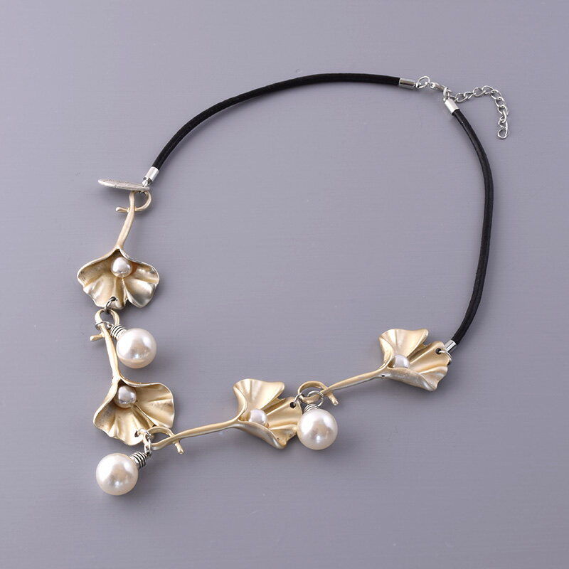 樂天商城 - フラワー パールネックレス コスチュームジュエリー レディースアクセサリー 大人 大ぶり 華やか