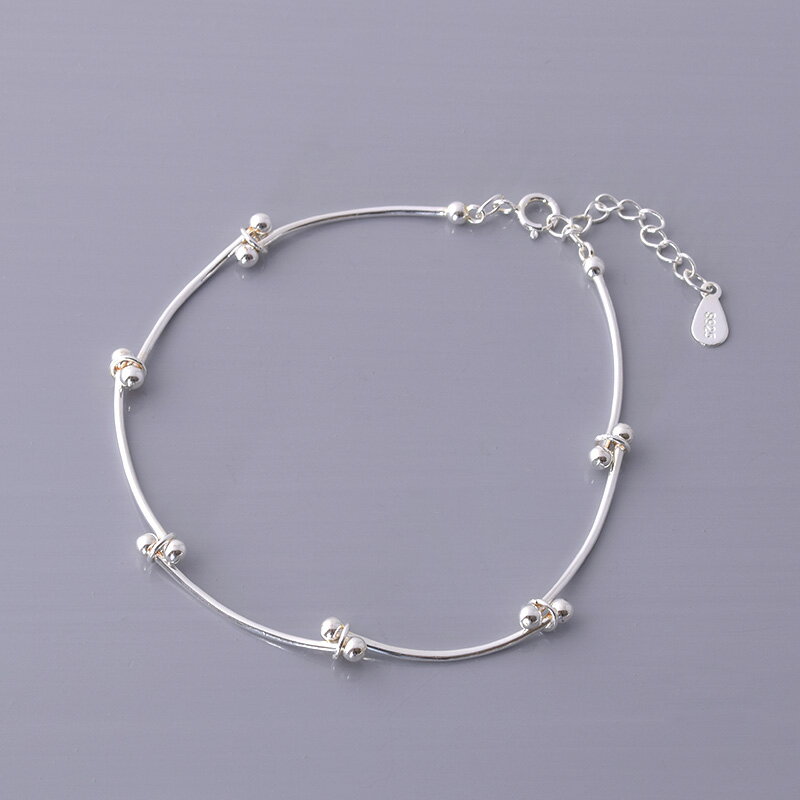 樂天商城 - 【10％OFFクーポン】ブレスレット シンプルチェーン 大人 上品 エレガント きれいめ 華奢 シンプル フェミニン シルバー