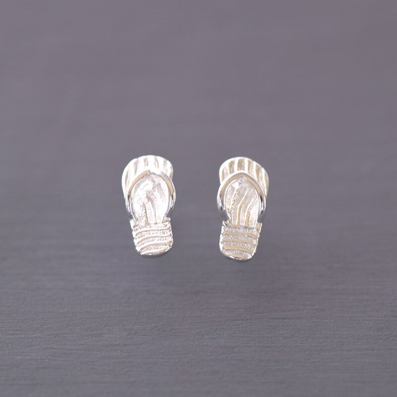 ピアス 小さくてかわいいサンダル シルバー 女性 レディースアクセサリー 夏 アクセサリー カジュアル プレゼント ギフト
