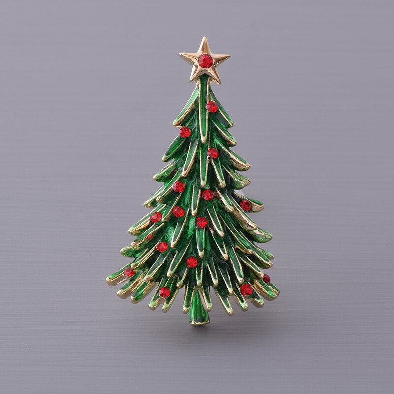ブローチ クリスマスツリー ジャケット コート アクセサリー メンズ レディース クリスマスプレゼント アクセサリー 人気