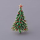 ブローチ クリスマスツリー ジャケット コート アクセサリー メンズ レディース クリスマスプレゼント アクセサリー 人気