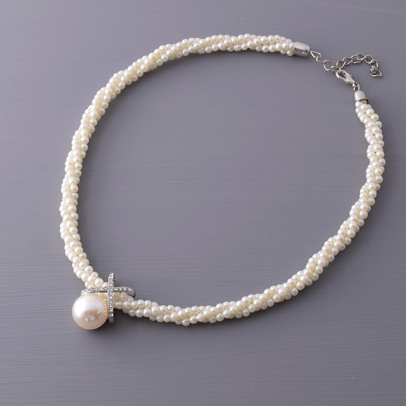 樂天商城 - ネックレス パール ショートネックレス レディースアクセサリー ハンドメイド パーティー 結婚式 入学式 卒業式