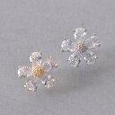 ブローチ 花 桜 フラワー 春 シルバー ゴールド キュービックジルコニア 上品 大人 入学式 卒業式 プレゼント
