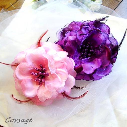 営業日昼12時まで当日発送! コサージュ フォーマル 入学式 卒業式 卒園式 入園式 結婚式 子供 上品 紫 ママ 花 1ztj 人気 バレンタイン