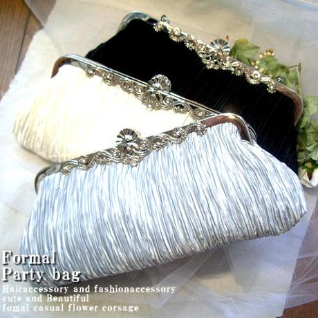 営業日昼12時まで当日発送! フォーマルにパーティー バッグ 卒業式 入学式 卒園式 入園式 結婚式 パーティーバッグ フォーマル お呼ばれ パーティ クラッチ ローズ 二次会 黒 ブラック baggu バレンタイン