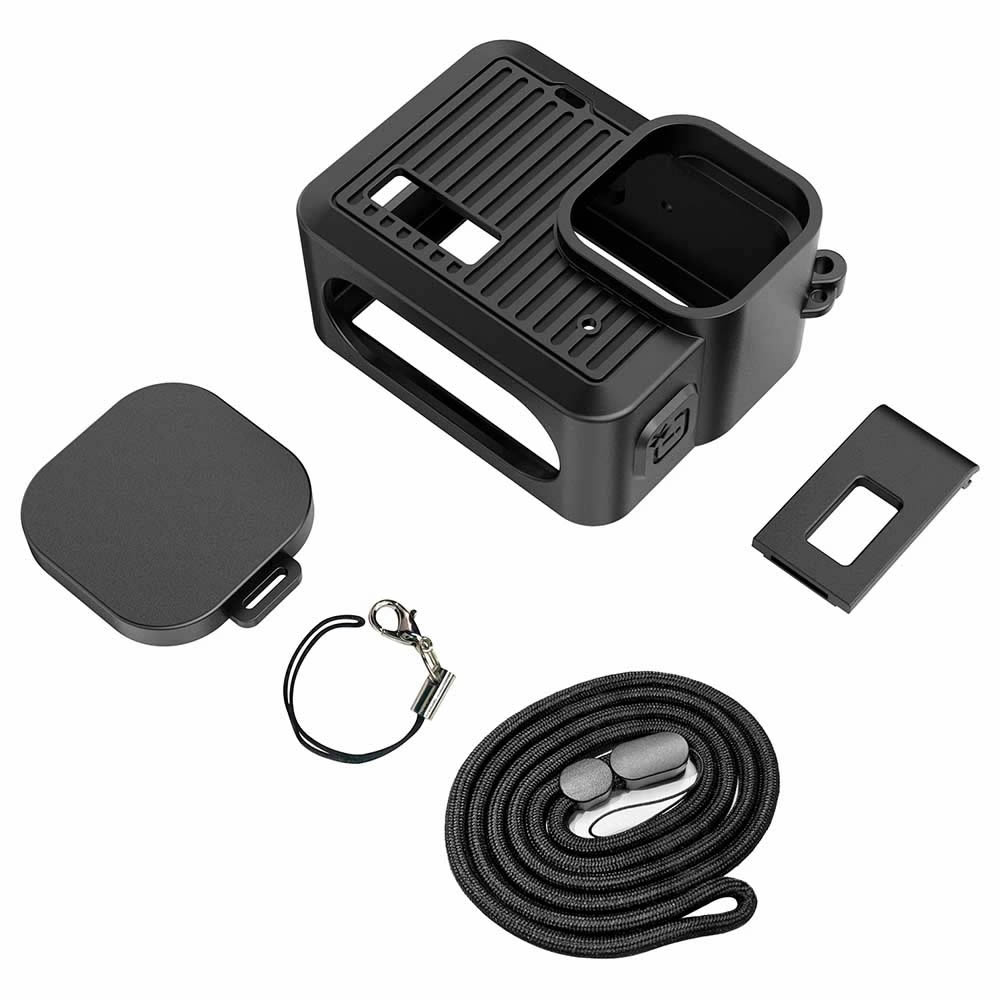 GoPro Hero (2024年発売モデル) 用 GoProシリコンカバー＋レンズキャップ 柔らかい...
