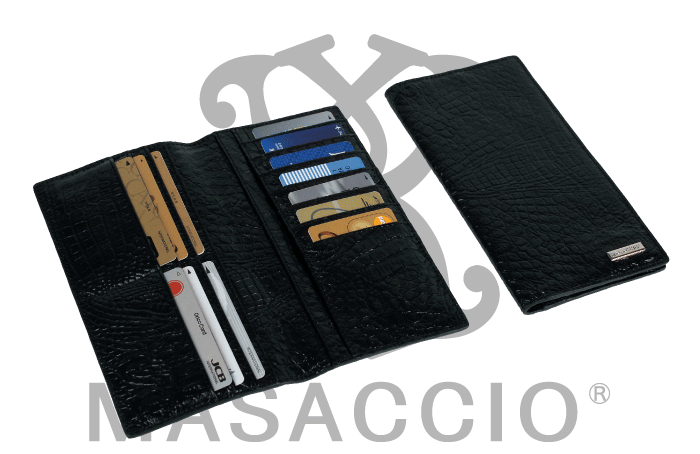 【MASACCIO】エグゼクティブ 長財布　E-90731 【本革】【長財布】【カードケース】【ブランド】【メンズ】【クロコ型押し】最高級牛革を型押"大人の品格"をさりげなくアピールするアイテムです。送料無料