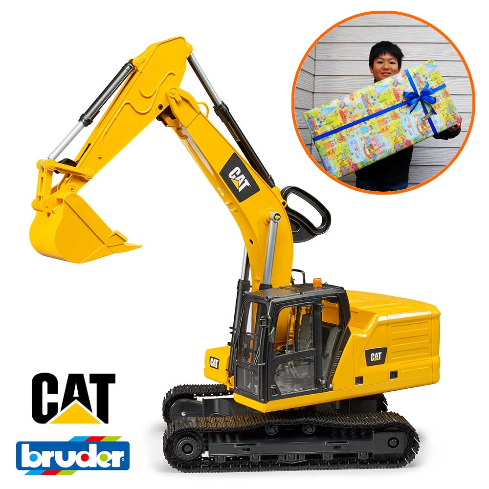 ラッピング可 CATショベル bruderブルーダー 油圧 ショベルカー 大きい 動かす 砂場 知育玩具 BR02483 子どもの日 クリスマス プレゼン..