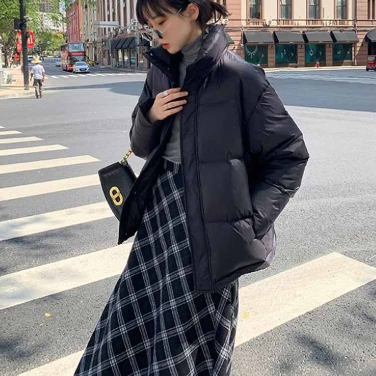 フレアスカート チェック柄 裏起毛 裏起毛なし マキシ丈 秋冬 ロングスカート ハイウェスト フェミニン 妊婦服 マタニティー ウェア 前 産後 通勤服 オフィス マタニティスカート