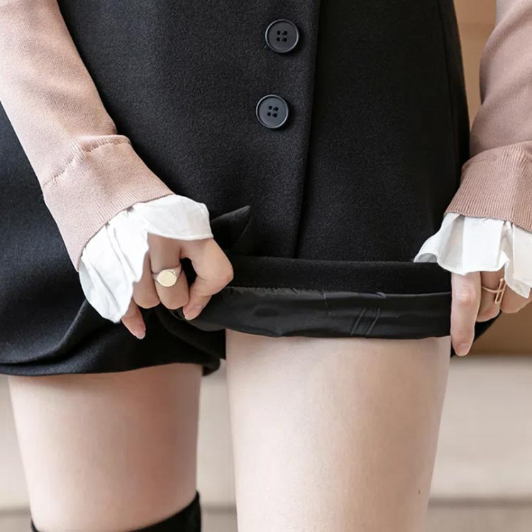 Aライン ショートパンツ 秋冬 キュロットパンツ 短パン ショーパン レディース スカート きれいめ カジュアル ハイウエスト 脚長効果 暖かい 美脚 大人 20代 30代 40代 無地 秋冬 通勤 通学 おしゃれ ブラック 黒 ギフト プレゼント 送料無料