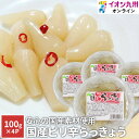 【P3倍★5/5 0:00~5/7 9:59】 らっきょう 国産 ピリ辛らっきょう 4点セット カレー 漬け物 グルメ お取り寄せグルメ おつまみ 付け合わせ ...