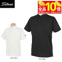 【GW期間中も休まず営業中♪】 【40%OFF】タイトリスト メンズ ボタニカルジャカード 総柄 ストレッチ 半袖 ポロシャツ TLPMS112J [2024年...