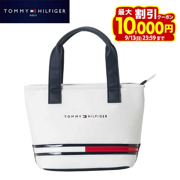 【10倍以上ポイント大量還元中！】9/10まで　[2026年モデル] トミー ヒルフィガー ゴルフ ユニセックス ベーシック ラウンドバッグ THMG6STB 00 ホワイト