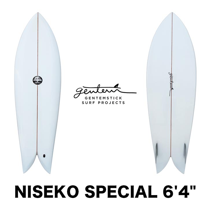 GENTEMSTICK SURF PROJECT ゲンテンスティック サーフボード NISEKO SPECIAL MICK MACKIE 6'4