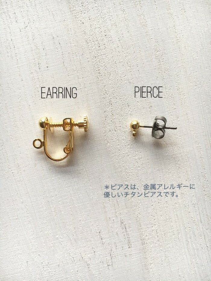 Square stripe hoop pierce/earring　E/L byLoretta EL エルバイロレッタ　ストライプ　ホワイト　ブラック　四角　square　両耳セット　チタン　樹脂　ねじ式　クリップ式　選択可　フープ　ハンドメイド