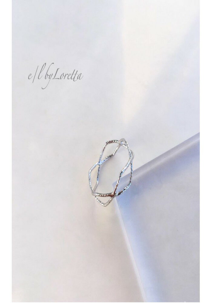 Rakuten - Silver connect ring E/L byLoretta EL エルバイロレッタ accessory アクセサリー 指輪　可愛い　かわいい　お洒落　おしゃれ 銀 クロス cross