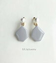 KAKERA pearl pierce/earring 2(Gray) E/L byLoretta EL エルバイロレッタ accessory アクセサリー カ...