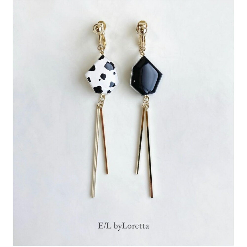 Animal KAKERA w stick pierce/earring(Black  Animal) [cc]E/L byLoretta EL Хå accessory ꡼˥ޥ롡顡ƥåԥ󥰡֥å14kgfեåͤå׼ξåȡϥɥᥤ