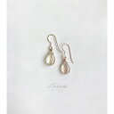 オレゴンサンストーン 14kgf drop pierce/earring　送料無料