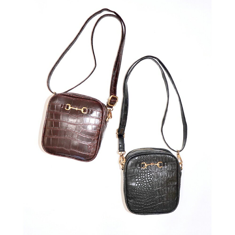 Bit Crocodile Touch Shoulder Bag (brown) fB[X obO U[obO V [obO {fBobO | ΂ߊ| uE@F@S[h@@[@XNGAobO@Xgbvt@|Pbg@JWA@Xg[g @^@ 