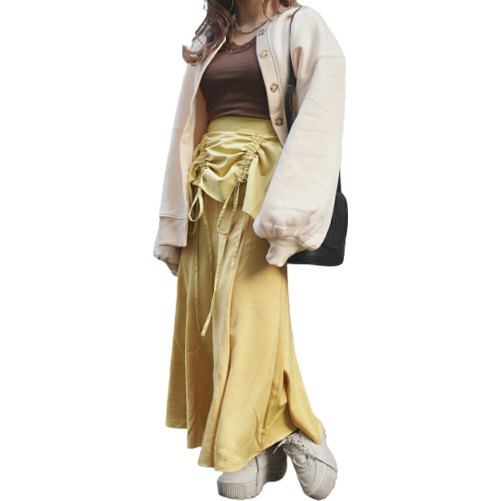 Ribbon String Mermaid Long Skirt (yellow) fB[X XJ[g {gX F CG[ }[ChXJ[g XgO@V[O@[XAbv@O@}LV@~@@@@t@bV@uh@m@A.D.G@G[fB[W[@