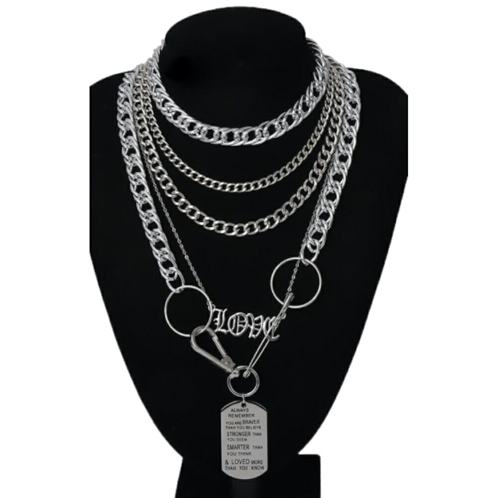 楽天A.D.GPlate Tag Silver Chain Necklace　女性　レディース　アクセサリー　ネックレス　シルバーアクセサリー　silver　プレート　タグ　オールシーズン　シンプル　カジュアル　アメカジ　きれいめ　モード　ガーリー　マニッシュ　韓国　原宿　A.D.G　エーディージー