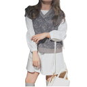 Flower V-Neck Knit Vest レディース ニット ベスト Vネック グレー 灰色 トレンド 女性 洋服 ファッション カジュアル おしゃれ ...