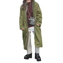 Reversible Boa Long Jacket Coat (khaki green) レディース ボア コート ジャケット カーキ グリーン リバーシブル ジップアップ ポケット 長袖 羽織り アウター 女性 洋服 ファッション カジュアル おしゃれ お洒落 アパレル A.D.Gエーディージー 送料無料(4)