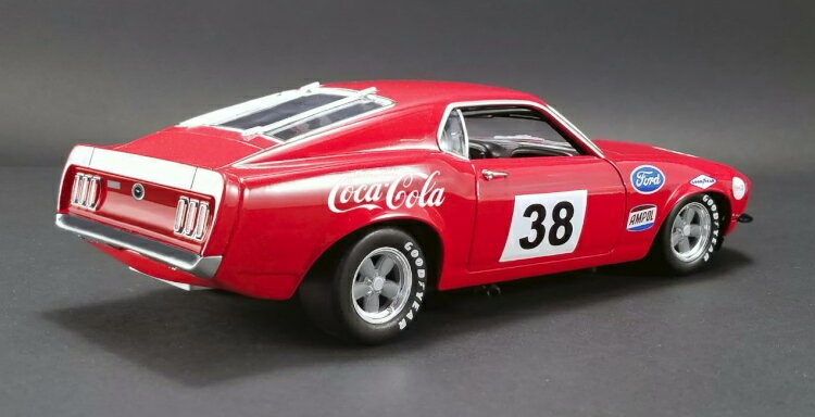 ACME 1/18 �ե����� �ܥ� 302 �ȥ�󥶥� �ޥ����� 1969 ����� ��ե��å� Ford Boss Trans Am Mustang Allan Moffat