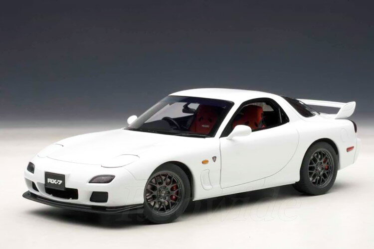 オートアート 1/18 マツダ特注 RX-7 FD3S スピリットR Type A ホワイト BBS ホイール