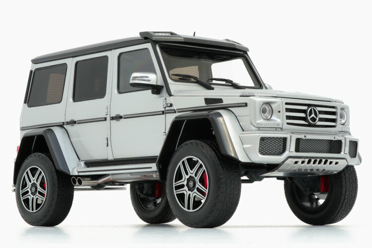 Mercedes Benz - Almost Real 1/18 メルセデスベンツ G500 4×4&sup2; シルバー Mercedes-Benz Silver