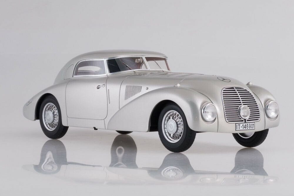 BOS 1/18 ZfXxc 540K STROMLINIENWAGEN 1938 Vo[ MERCEDES BENZ SILVER LIMITED 1000 ITEMS