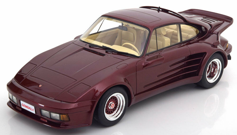 BOS 1/18 ポルシェ 911 ターボ ゲンバラ アヴァランシェ 1985 レッド PORSCHE TURBO GEMBALLA AVALANCHE RED MET LIMITED 504 ITEMS